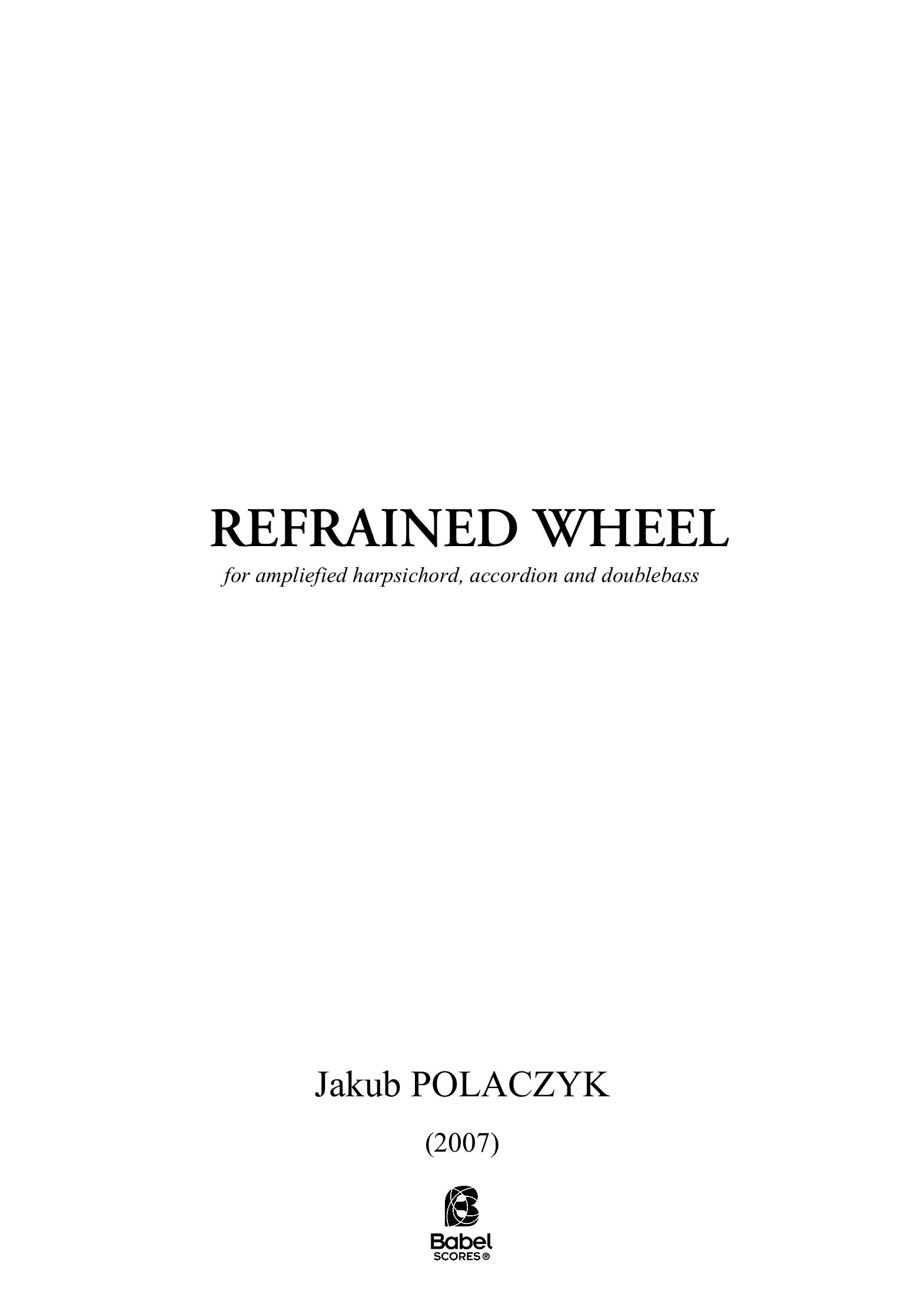 Refrained Wheel A4 z